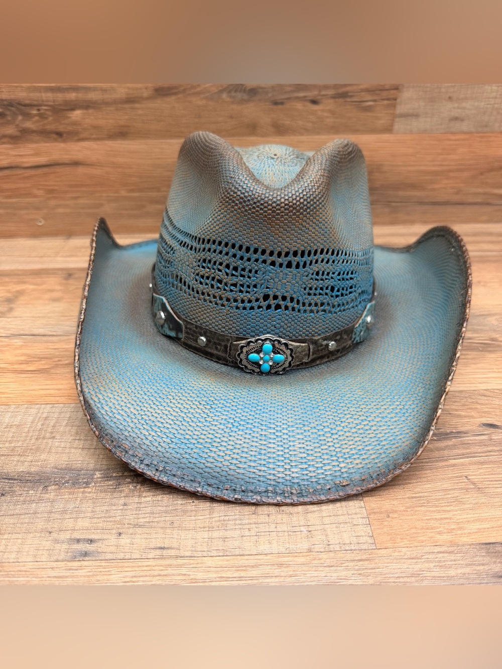 BULLHIDE Brand Small Blue Western Hat